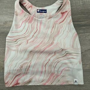 Champion Women's Swirl Pattern Crop Tank Top